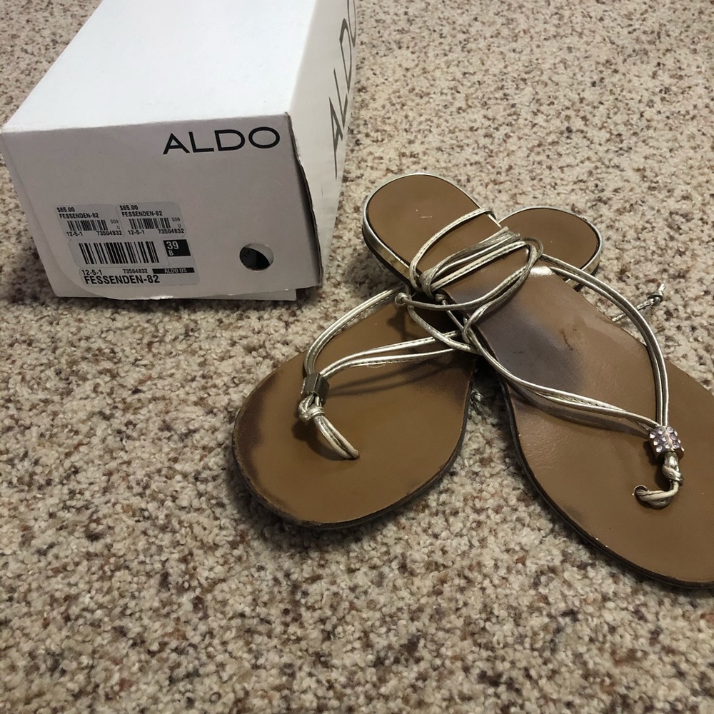 ALDO strapped flats
